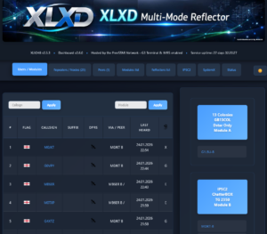 New XLXD Dashboard V3