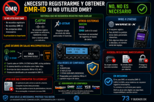 ¿Necesito registrarme y obtener un DMR-ID si no utilizo DMR?