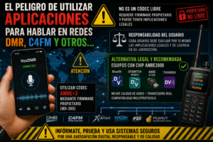 El peligro de utilizar aplicaciones para hablar en redes DMR, C4FM y otros sistemas digitales (Parte II)