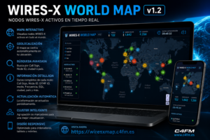 WIRES-X World Map v1.2 ya está disponible