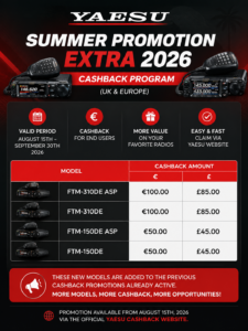 ULTIMA ACTUALIZACIÓN DEL CASHBACK DE YAESU