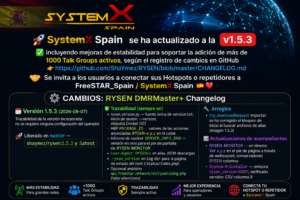 SYSTEMX SPAIN ACTUALIZADO A LA VERSIÓN 1.5.3