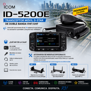 ICOM ID-5200E: ¡TODO LO QUE SABEMOS ANTES DE SU LANZAMIENTO