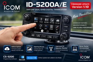 NUEVA ACTUALIZACIÓN DE FIRMWARE SOFTWARE – ICOM ID-5200A/E