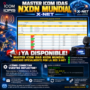 MASTER ICOM IDAS NXDN MUNDIAL — X-NET