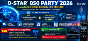 Participa en la D-STAR QSO Party 2026